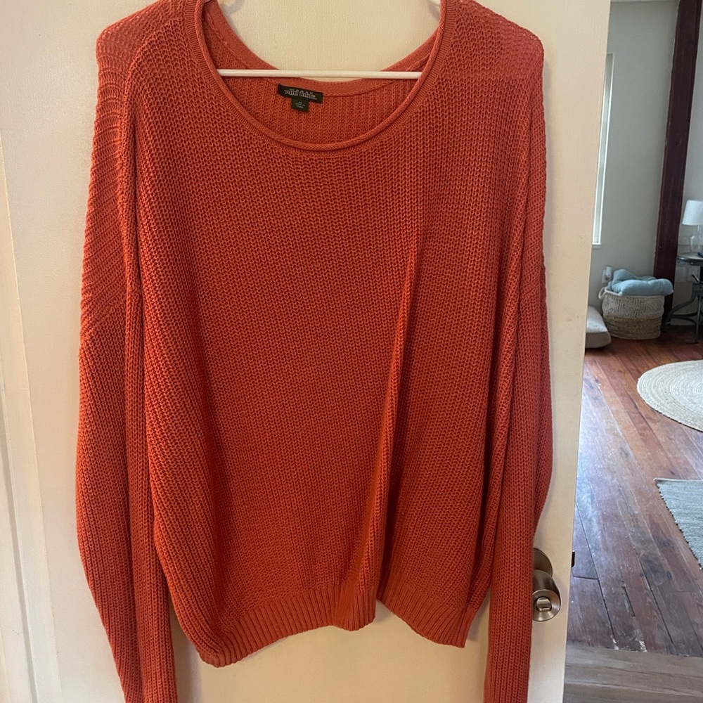 Coral sweater